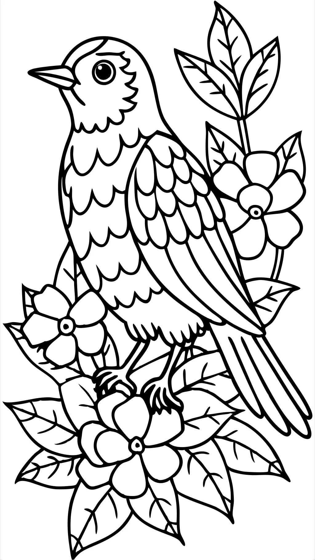 free coloring pages of birds